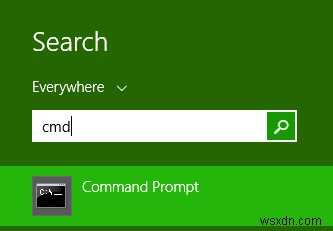 Đặt lại màn hình khởi động Windows 8.1 từ Command Prompt