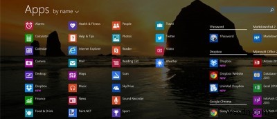 Thay thế màn hình Bắt đầu của Windows 8.1 bằng màn hình Ứng dụng