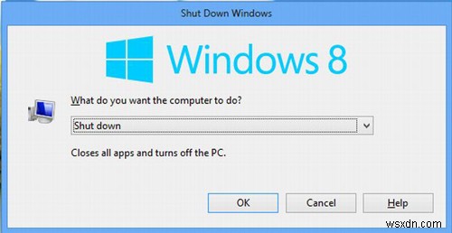 6 cách hữu ích để tắt Windows 8.1