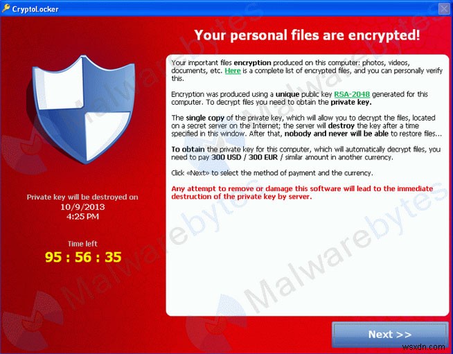 Cryptolocker là gì và bạn ngăn chặn nó như thế nào?