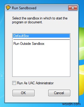 Sandboxie:Chạy các ứng dụng Windows trong Sandbox và bảo vệ bản thân khỏi phần mềm độc hại 