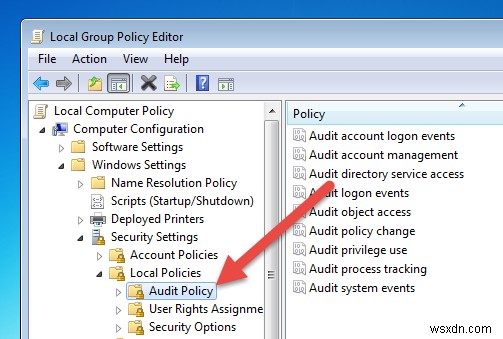 Cách bật tính năng kiểm tra đăng nhập để theo dõi hoạt động đăng nhập của người dùng Windows