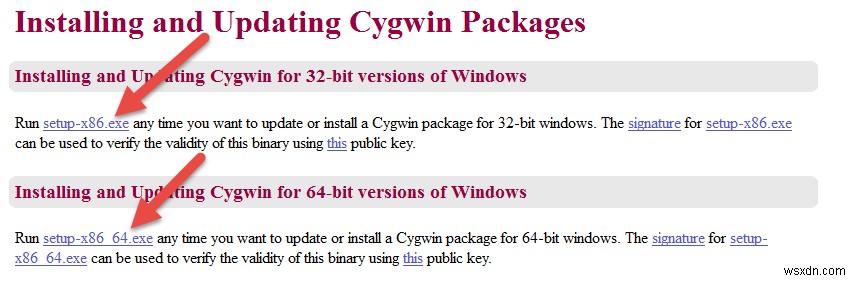 Cách cài đặt và cấu hình Cygwin trong môi trường Windows