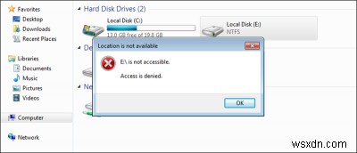 Cách chặn người dùng truy cập phân vùng NTFS trong Windows