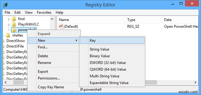 Cách thêm tùy chọn Open Powershell Here vào Menu ngữ cảnh nhấp chuột phải trong Windows