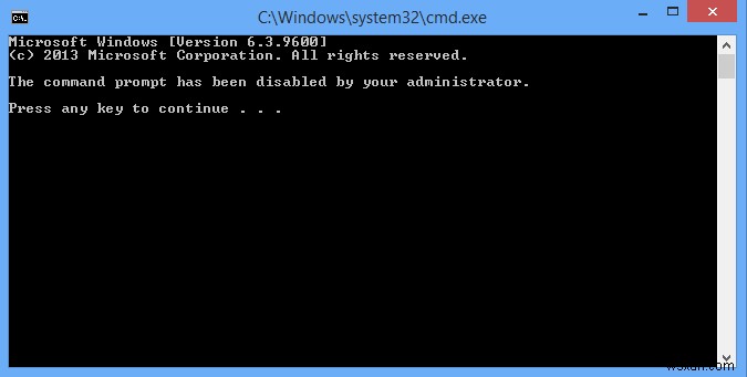 Cách tắt Command Prompt trong Windows