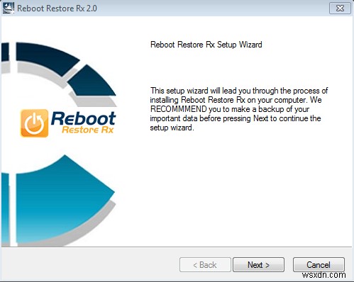 Khởi động lại Khôi phục Rx - Một cách dễ dàng để tự động khôi phục hệ thống Windows của bạn