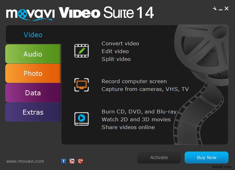 Movavi Suite - Bộ công cụ video tất cả trong một dành cho Windows