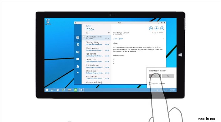 Windows 10:Tính năng cốt lõi của bản xem trước kỹ thuật