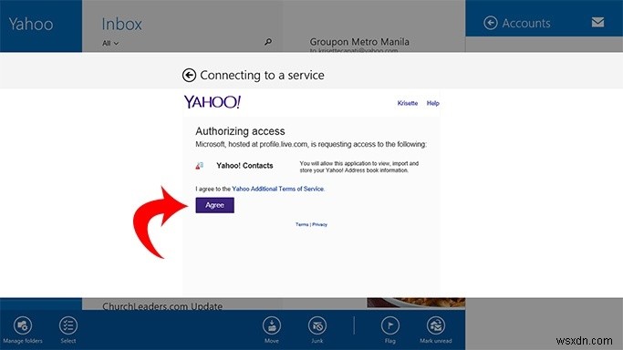 Cách sử dụng các ô trực tiếp khác nhau cho nhiều email trong ứng dụng thư Windows 8.1