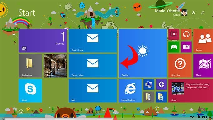 Cách sử dụng các ô trực tiếp khác nhau cho nhiều email trong ứng dụng thư Windows 8.1
