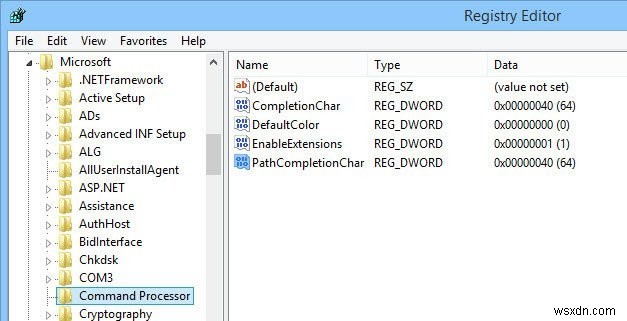 Cách bật tính năng tự động hoàn thành trong Windows Command Prompt