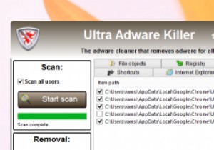 Ultra Adware Killer - Một tiện ích đơn giản để làm sạch phần mềm quảng cáo đã cài đặt 