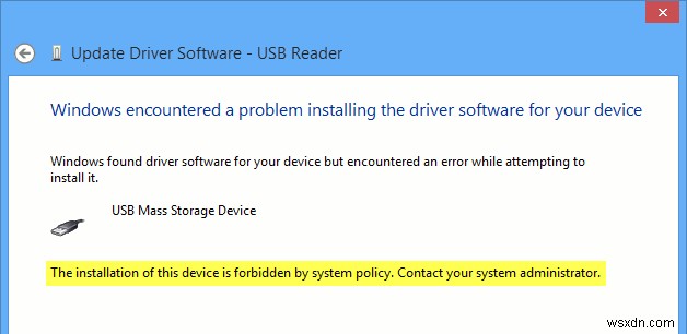 Cách ngăn người dùng cài đặt thiết bị có thể tháo rời trong Windows