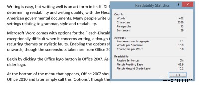 Cách tải Microsoft Word để kiểm tra khả năng đọc của tài liệu của bạn