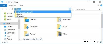 Cách xóa lịch sử thanh địa chỉ của Windows Explorer trong Windows