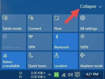 Cách tùy chỉnh Trung tâm hành động Windows 10