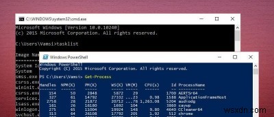 Command Prompt so với PowerShell:Sự khác biệt là gì?