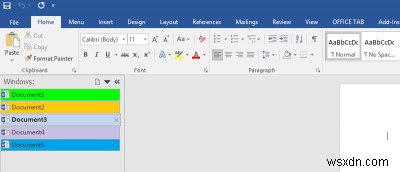 Thêm tab vào giao diện Microsoft Office trong Windows