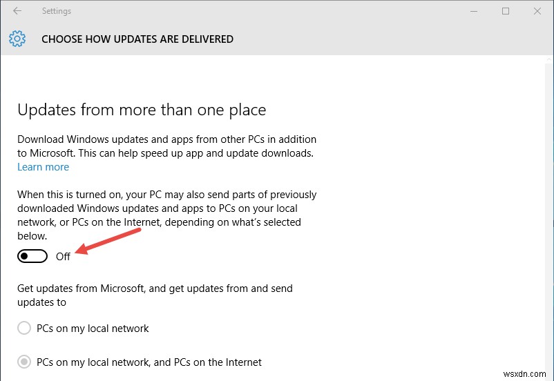 Cách tắt tính năng tối ưu hóa phân phối Windows Update trong Windows 10