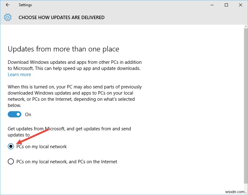 Cách tắt tính năng tối ưu hóa phân phối Windows Update trong Windows 10