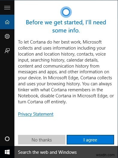 Cách kích hoạt và thiết lập Cortana trong Windows 10