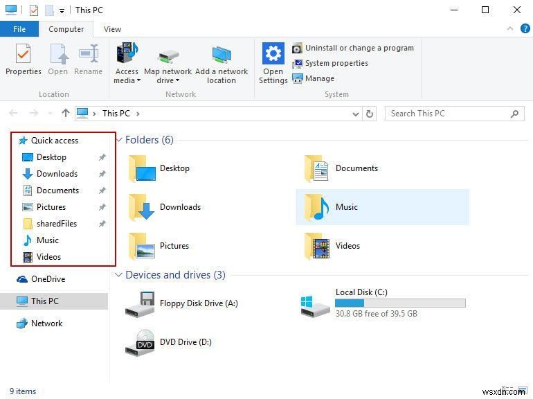 Cách xóa quyền truy cập nhanh khỏi Windows 10 File Explorer