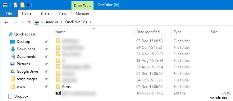 Ánh xạ OneDrive làm Ổ đĩa mạng trong Windows 10