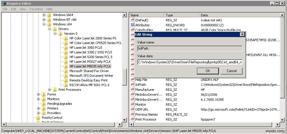 Khắc phục:Windows không thể kết nối với lỗi máy in 0x00000057