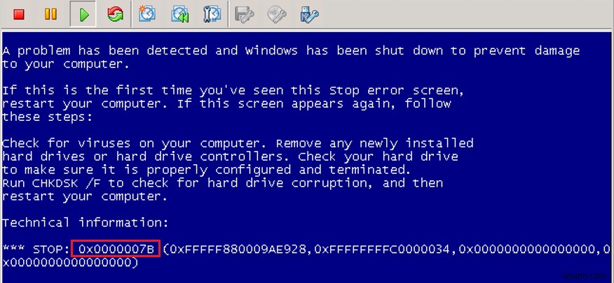 Khắc phục:Lỗi BSOD 0x0000007B khi khởi động trên Windows 7 và Server 2008 R2 