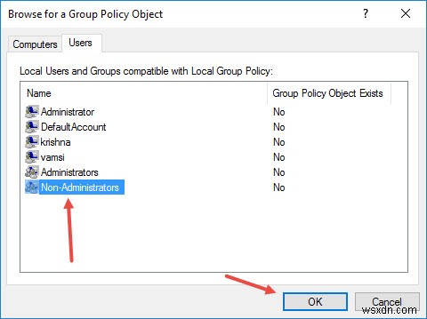 Cách định cấu hình Windows để áp dụng cài đặt chính sách nhóm cục bộ cho người dùng cụ thể