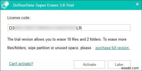 Super Eraser - Một cách an toàn để xóa dữ liệu của bạn