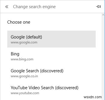 Cách thay đổi Công cụ tìm kiếm mặc định thành Google trong Microsoft Edge