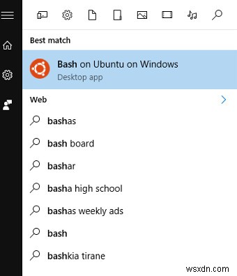 Cách sử dụng Bash trên Windows 10