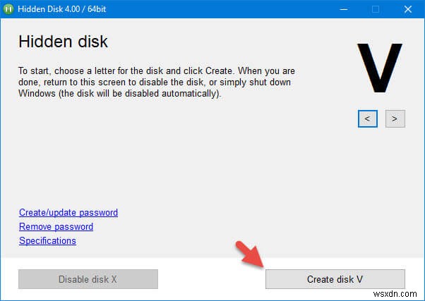 Sử dụng đĩa ẩn để tạo ổ đĩa được bảo vệ bằng mật khẩu trong Windows