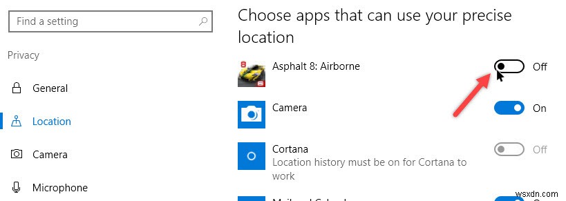 Cách thay đổi quyền ứng dụng trong Windows 10