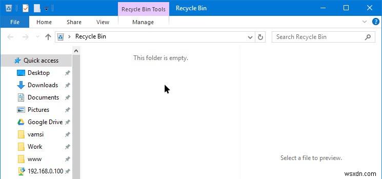 Cách dễ dàng lên lịch Windows để làm trống thùng rác tự động