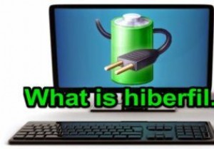 Cách xử lý Gigantic hiberfil.sys trong Windows