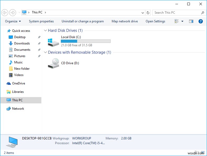 Làm cho Windows 10 File Explorer giống Windows 7 File Explorer