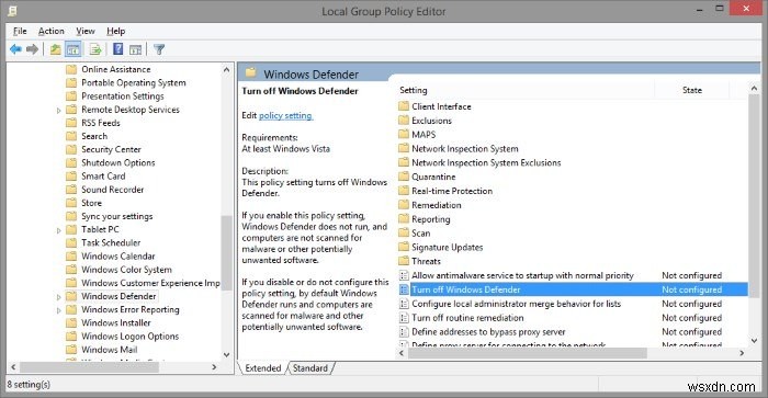 Cách vô hiệu hóa vĩnh viễn Windows Defender trong Windows 10
