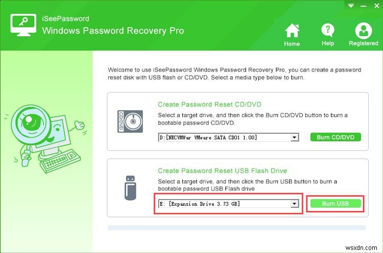 Đặt lại mật khẩu đăng nhập Windows bằng iSeePassword Công cụ khôi phục mật khẩu Windows