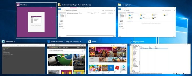 Cách thay đổi độ trong suốt của Alt-Tab trong Windows 10