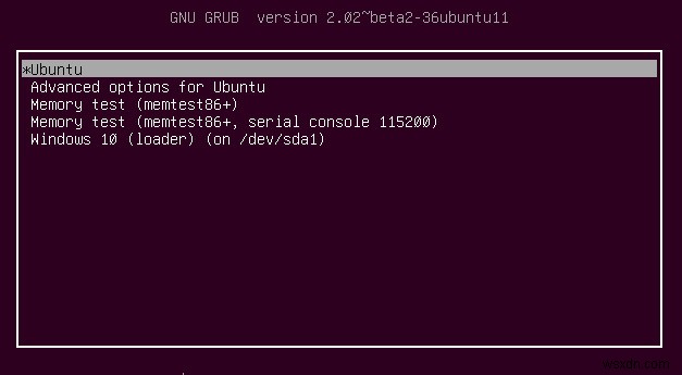 Cách khởi động kép Windows 10 và Ubuntu