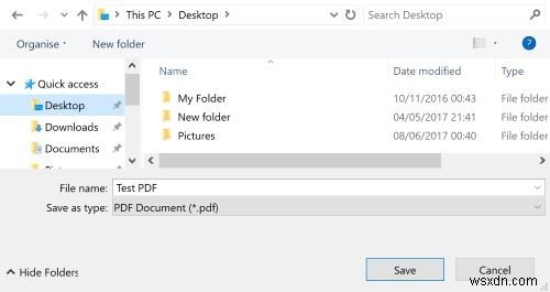 Cách lưu tệp dưới dạng PDF trong Windows 10 mà không cần phần mềm bổ sung