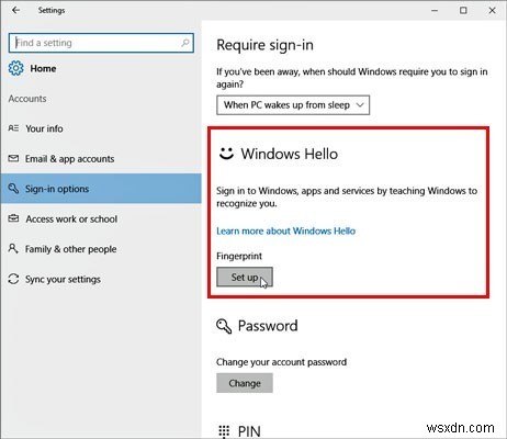 Cách thiết lập và sử dụng Windows Hello