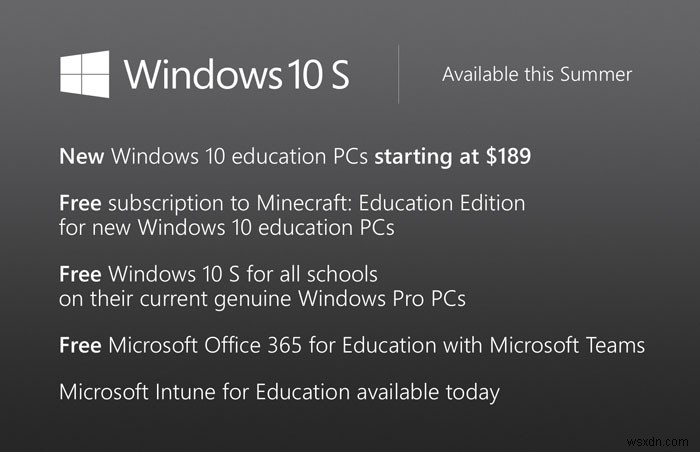 Có sẵn Windows 10 S:Mọi thứ bạn cần biết