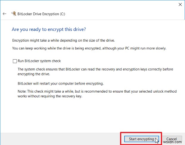 Cách thực hiện mã hóa toàn đĩa trong Windows 10