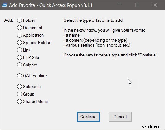 Cách truy cập nhanh vào tệp và thư mục yêu thích của bạn trong Windows với cửa sổ bật lên truy cập nhanh