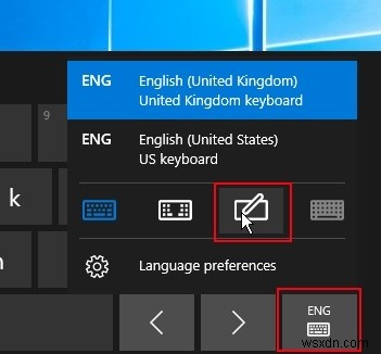 Bật và sử dụng kiểu nhập bằng chữ viết tay trong Windows 10