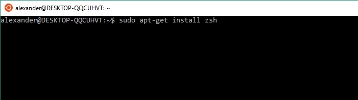 Cách cài đặt zsh và Oh My Zsh trong Windows 10